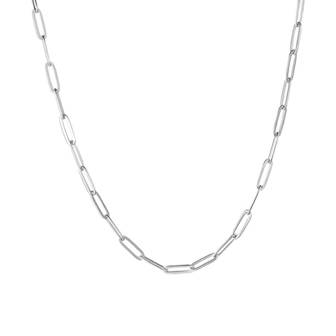 Platinum Paperclip Chain