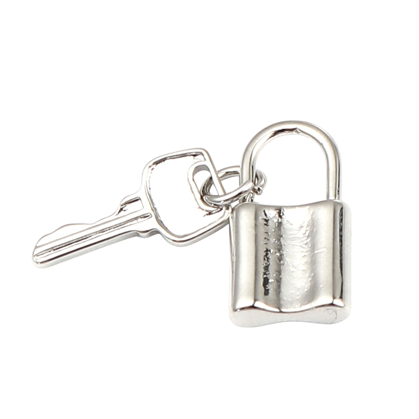 Silver Lock and Key