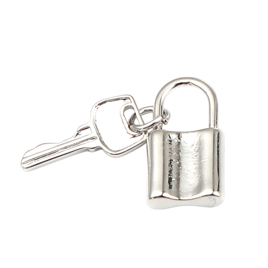 Silver Lock and Key