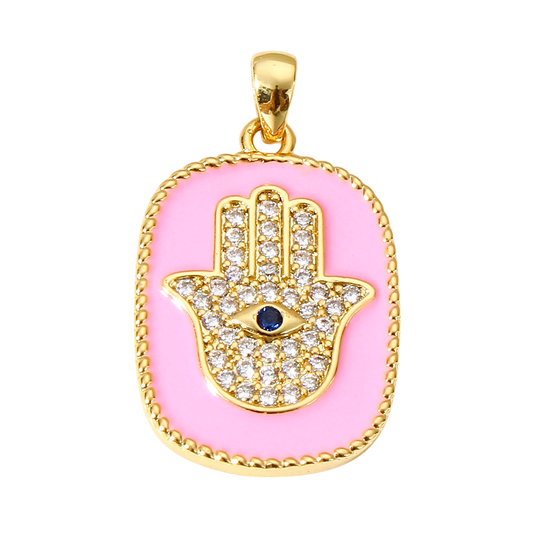 Pink Hamsa