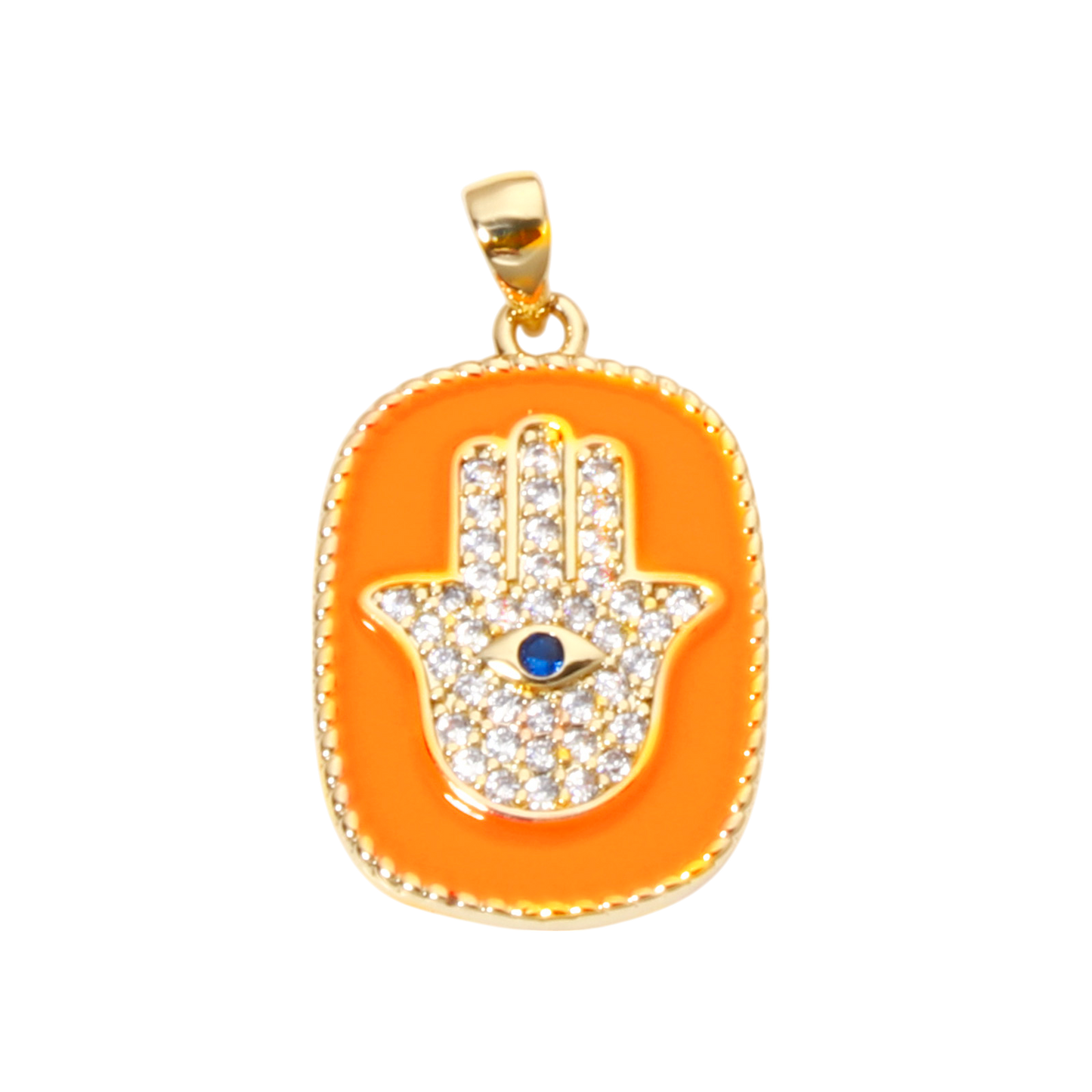 Orange Hamsa