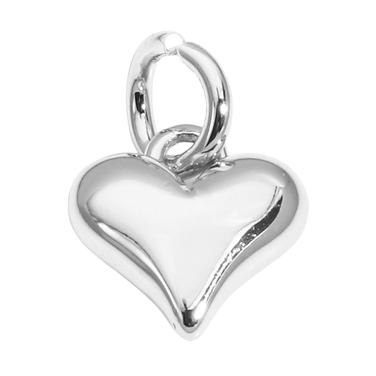 Tiny Platinum Heart