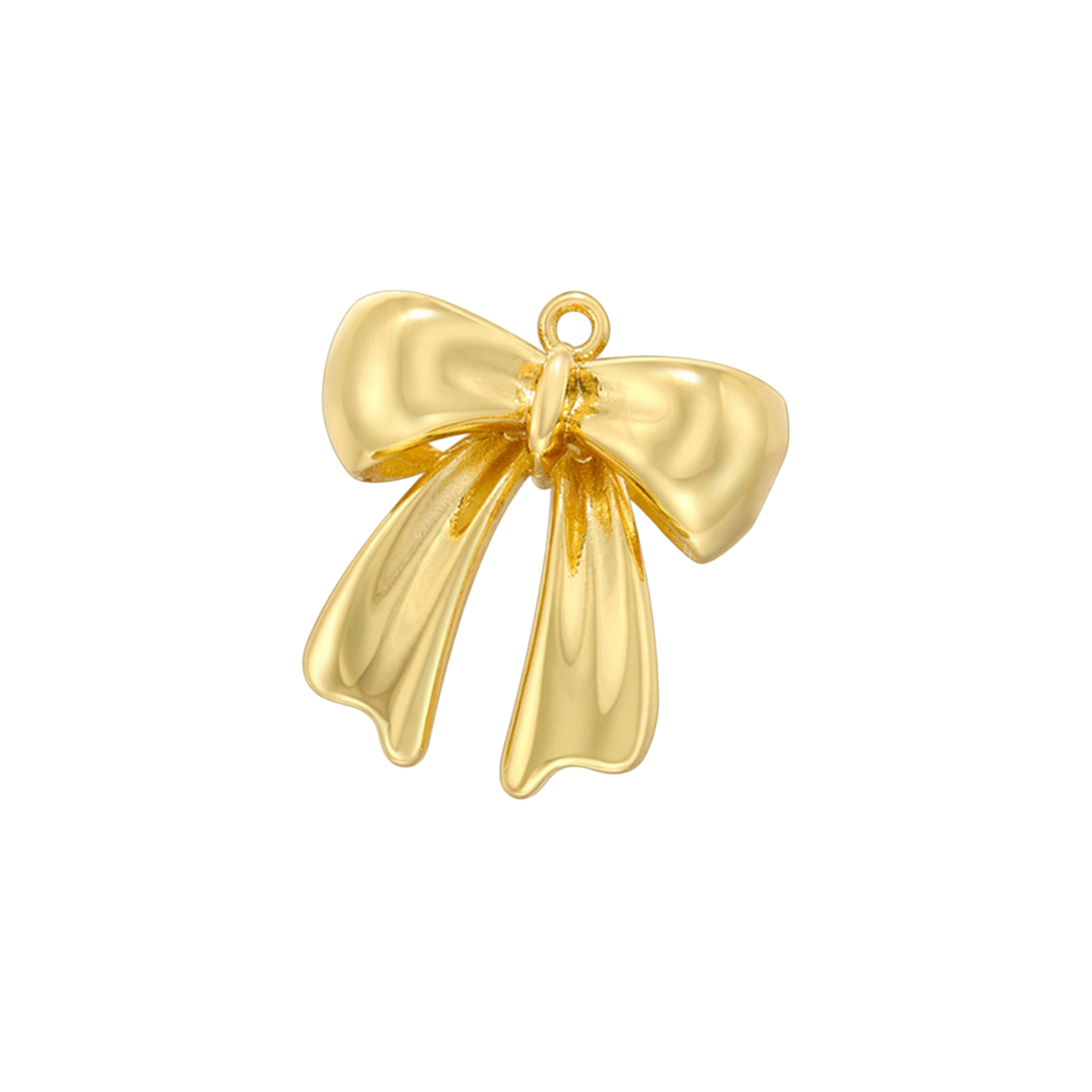 Chunky Gold Bow