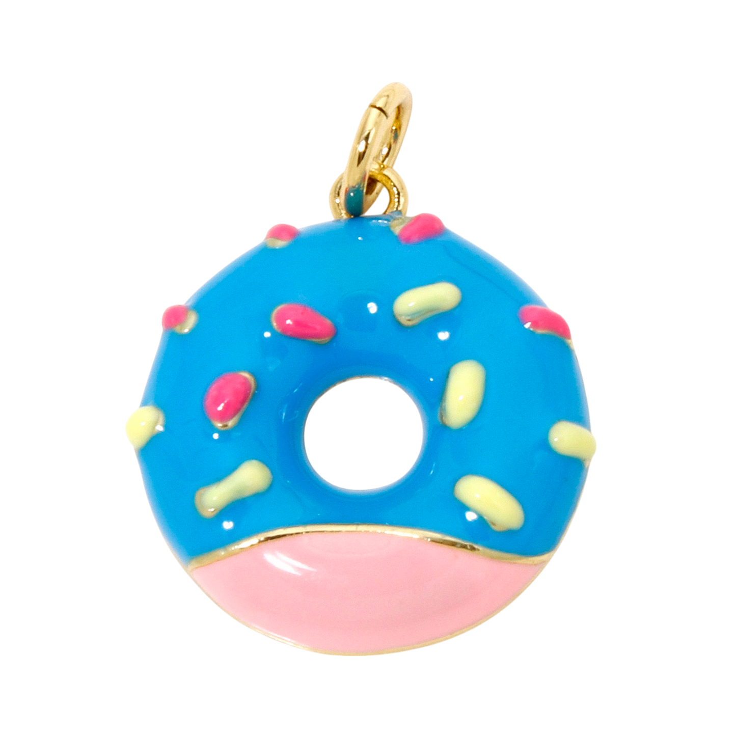 Blue Sprinkle Donut