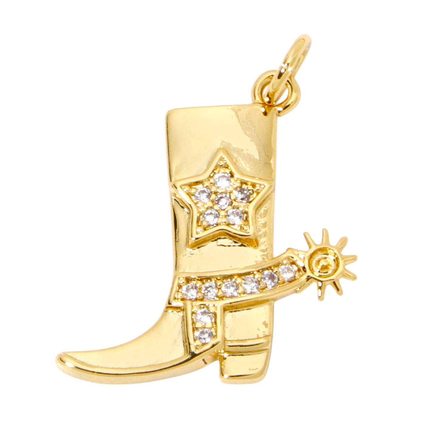 Cowboy Boot with Rhinestone Star