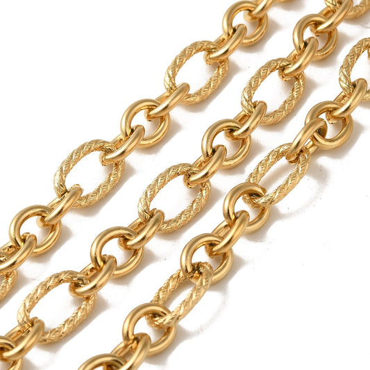 Textured Oval Chain