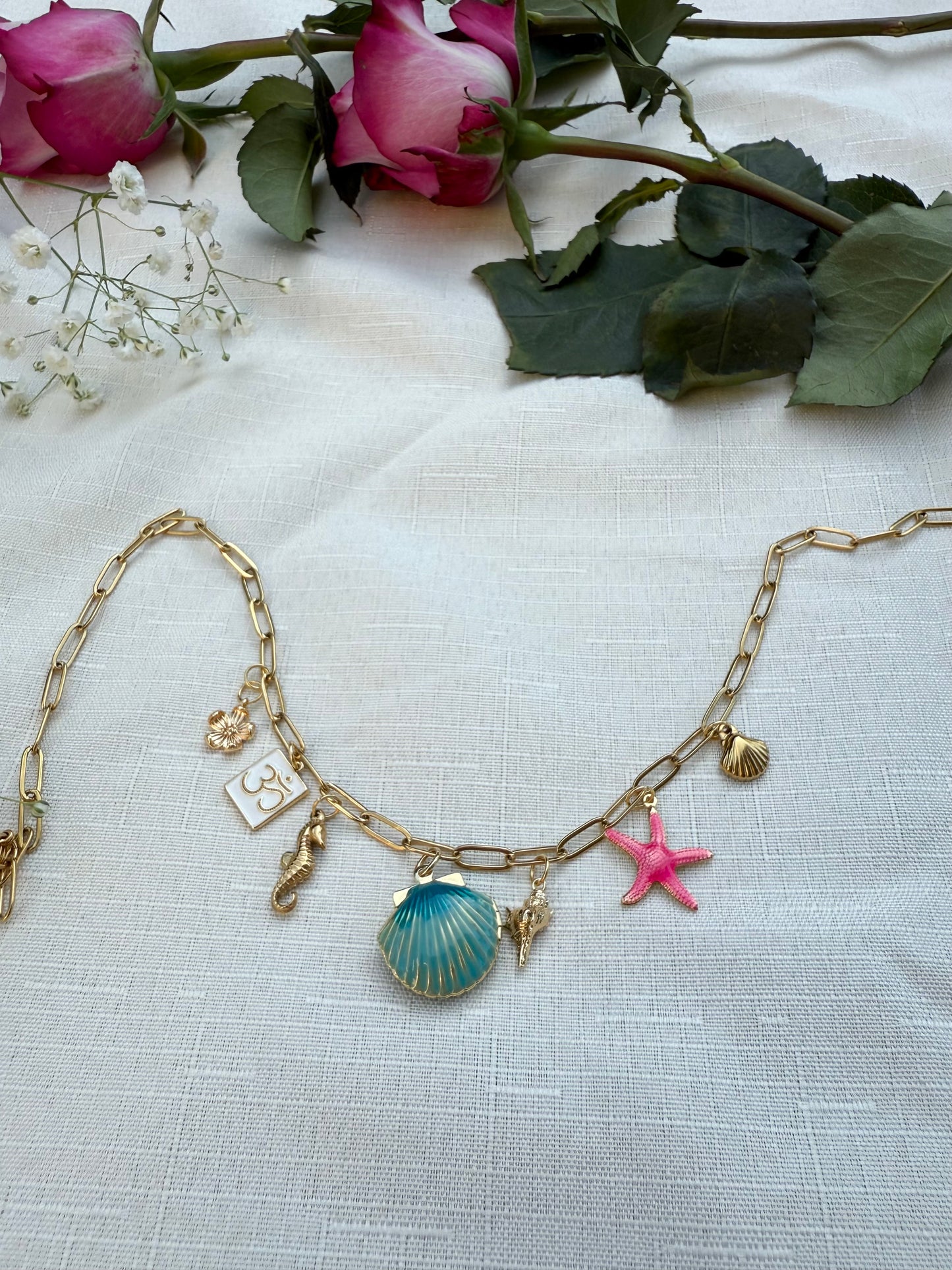 Ocean Babe Charm Necklace